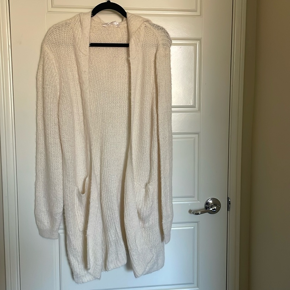 No Boundaries Feather Yarn Hoodie